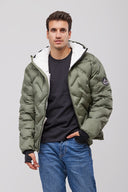 Giubbotto Uomo imbottito con cappuccio Rock 12103105