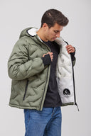 Giubbotto Uomo imbottito con cappuccio Rock 12103105