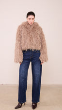 Pelliccia ECO Donna con cappuccio taglia UNICA 00C25116